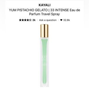 KAYALI
YUM PISTACHIO GELATO | 33 INTENSE Eau de Parfum Travel Spray